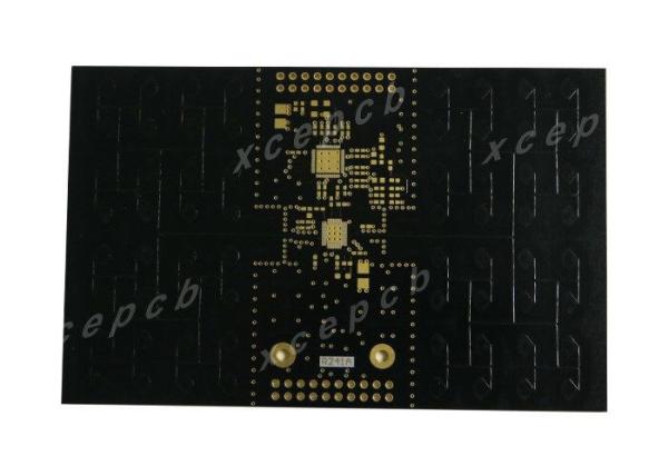Customed 1.6mm Electronics Pcb Double Sided Ul 94v0 Black Soldermask White Silkscreen