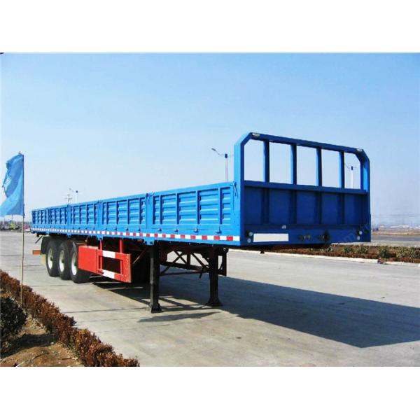 Enclosed cargo side wall semi trailer 3 axles load 40 ton for sale