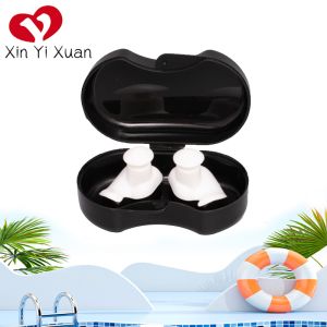 Rotating Silicone Earplug Case, Waterproof & Noise Blocking, Multiple Colors,