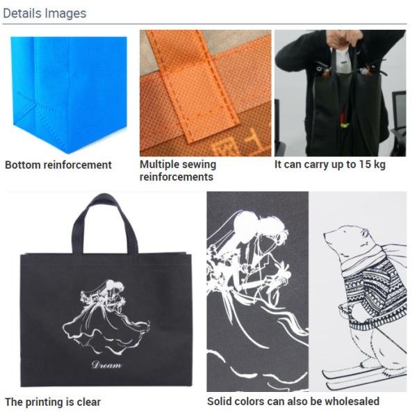 Adaptable plegable no tejida de la regeneración ambiental del bolso de Spunbond con el logotipo