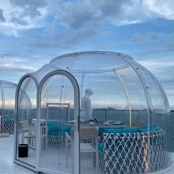 Transparent UV Protection Weatherproof Bubble Tent For Outdoor Camping And Events