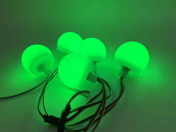 MIRACLE BEAN 63mm RGB IP67 12V 2W Motor elétrico exterior Luz LED infantil Parque de diversões Passeios de corrida louca Ki
