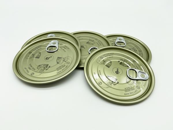 Foil Seal Metal Can Tops , Canning Jar Lids Non Spill Food Geade High Safety