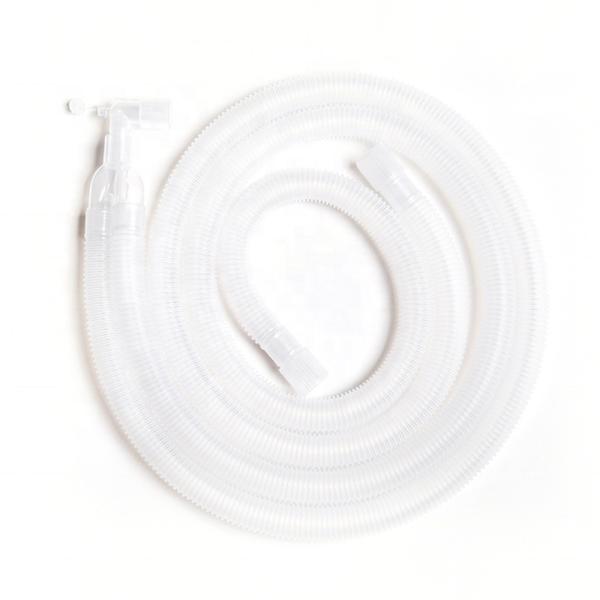 PE EVA Plastic Medical Components 15mm Pediatric Corrugated Breathing Circuit Tube