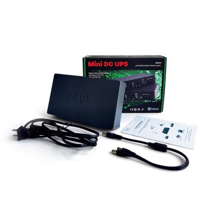 Proteção contra curto-circuito Smart Mini UPS para Wifi Router 9v 12v Smart Mini DC Ups