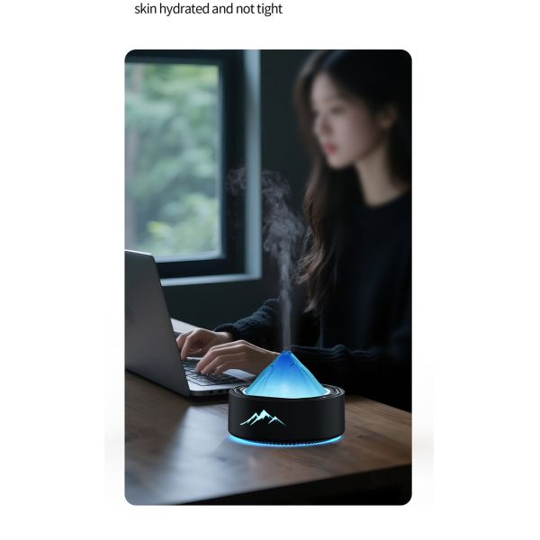 200ml Capacity Aroma Air Humidifier USB Powered Aroma Diffuser Machine With Night Light