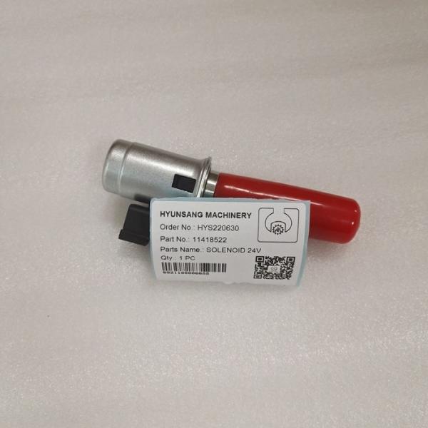 Vanne électromagnétique de Parts 24V d'excavatrice VOE11418522 VOE 11418522 pour A25E A25F A25G