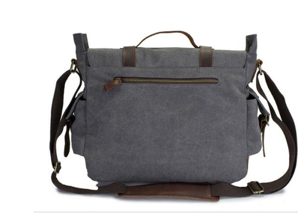 Grey Canvas Multifunctional Camera Bag