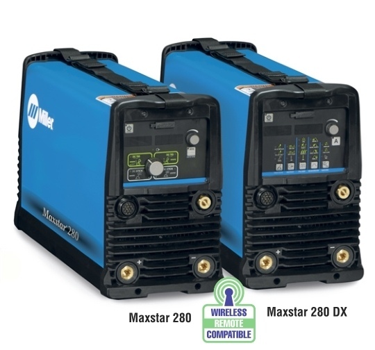 Miller Maxstar 280 907552 Maxstar 280 with CPS 907538 Maxstar 280 DX 907553 Maxstar 280 DX with CPS 907539 Maxstar 280 CPS TIGRunner 907538002 Maxstar 280 DX CPS TIGRunner 907539001 A-150 TIG Torch