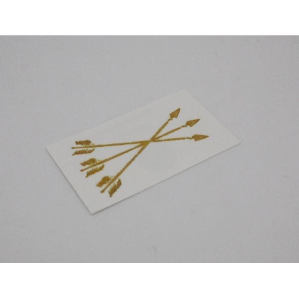 Gold & Silver & Black Jewelry design Metallic Temporary Tattoos