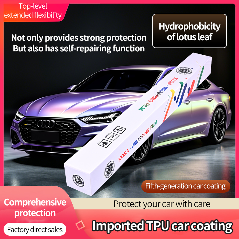 Color TPU Paint Protection Film Premium Self-Healing High Gloss PPF Paint-Like Finish Excellent Impact Resistance