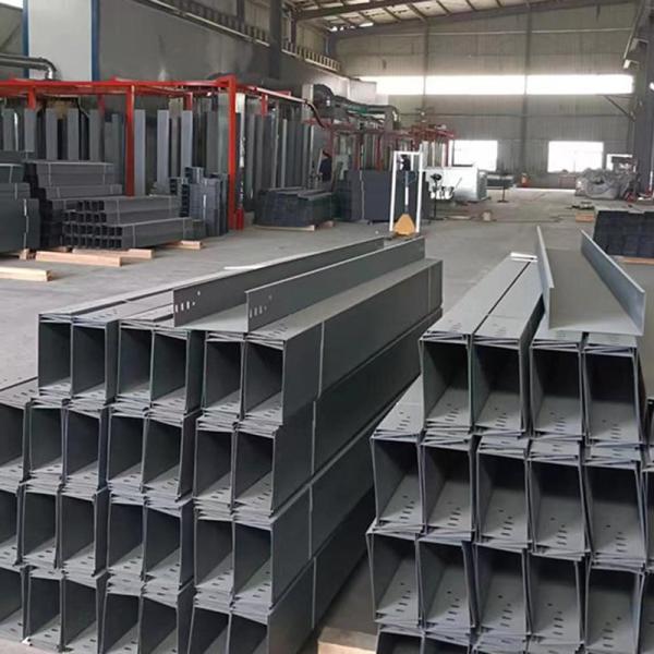 Anti Corrosion Bridge Frame Fire Rated Cable Tray Width 100mm-1000mm Thickness 1.5mm-3.0mm For Heavy Duty Applications