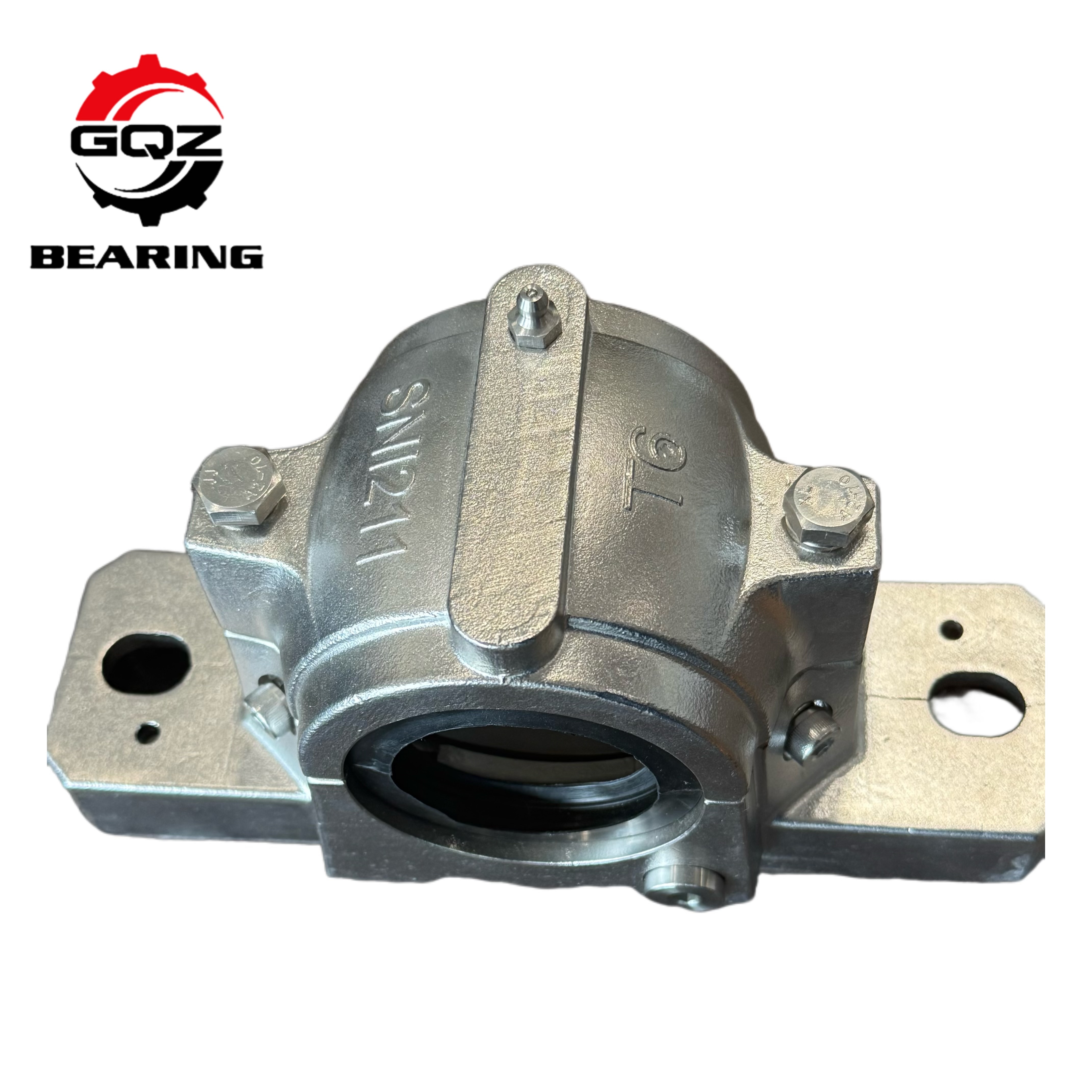 GQZ PREMIUM SN205 304 Stainless Steel Plummer Block Bearing Marine Anti-Salt Corrosion Pillow Block Bearing For Ship Vessel Deck Machinery