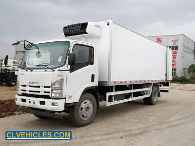 190hp 4x2 ISUZU ELF Refrigerated Truck High Performance  For Cold Chain Logistics