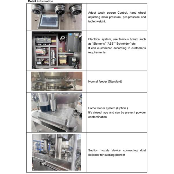 TIANHE forma ovalada 19 mm tableta Presión de la máquina B herramienta de alimentación de la fuerza
