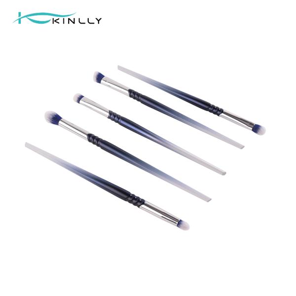 Plastic Handle 9PCS Synthetic Makeup Brushes Eyeshadow Private Label