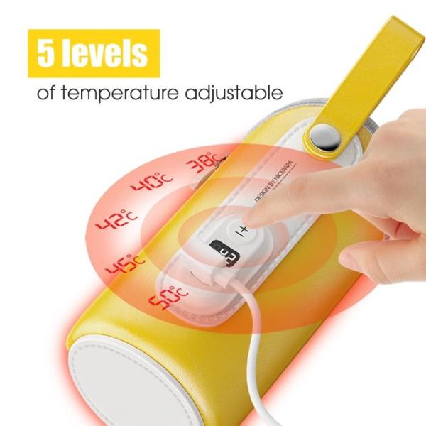 Night Feeding  USB charger electric heating warmer Formula dispenser glass baby milk feeding bottle 240ml