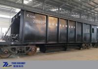 Le train de voiture ferroviaire de fret de la cargaison 120km/H de mine 60t chargent le toit couvert