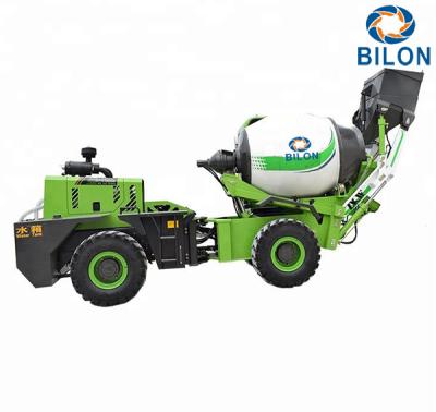 1.5 CBM Self Loading Mobile Concrete Mixer Machine Charging Capacity 2300L