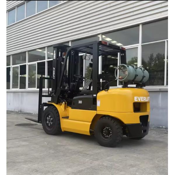 EVERLIFT EPA Двигатель 2,5 тонны 3 тонны вилочная погрузка Газ СПГ Бензинная вилочная погрузка 3500 кг с боковым переключателем