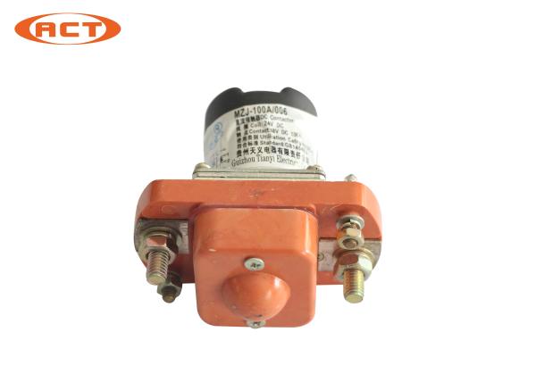 Orange Excavator Spare Parts Engine Contactor 100A 24VDC For Electrcal Parts