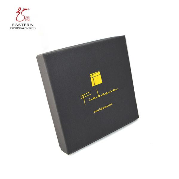 O ouro Logo Printing CMYK colore as caixas de presente de papel da joia para o anel