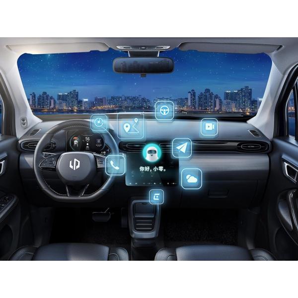 5 Doors 4 Seater Mini EV Cars White Color Reliable Battery Quality