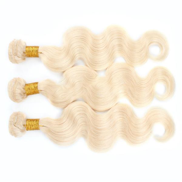 Longest Hair Ratio 55% Halo Vietnamese Virgin Raw Natural 613 Honey Blonde Curly Hair