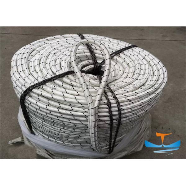 Customized Double Braided Mooring Rope Red , Green , Yellow Color