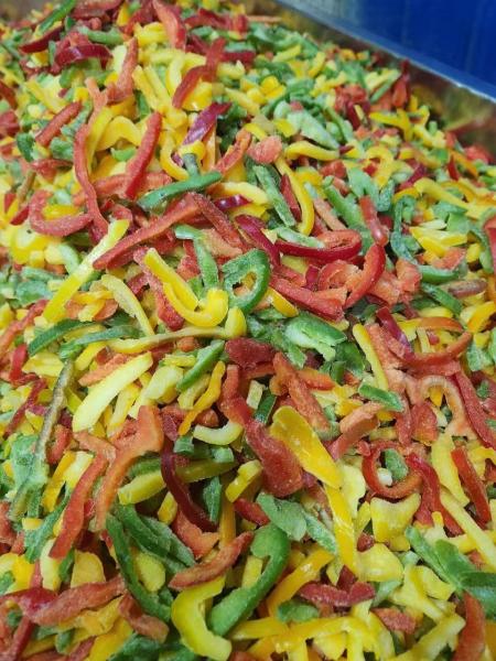 冷凍野菜 IQF 調理用 冷凍 混合 甘い ペッパー ストライプ