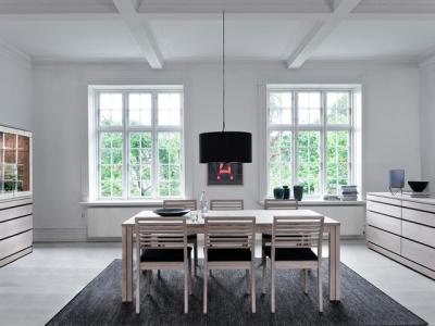 Meubles en bois et en métal modernes Table à manger et chaises multi-fonctionnelles personnalisées