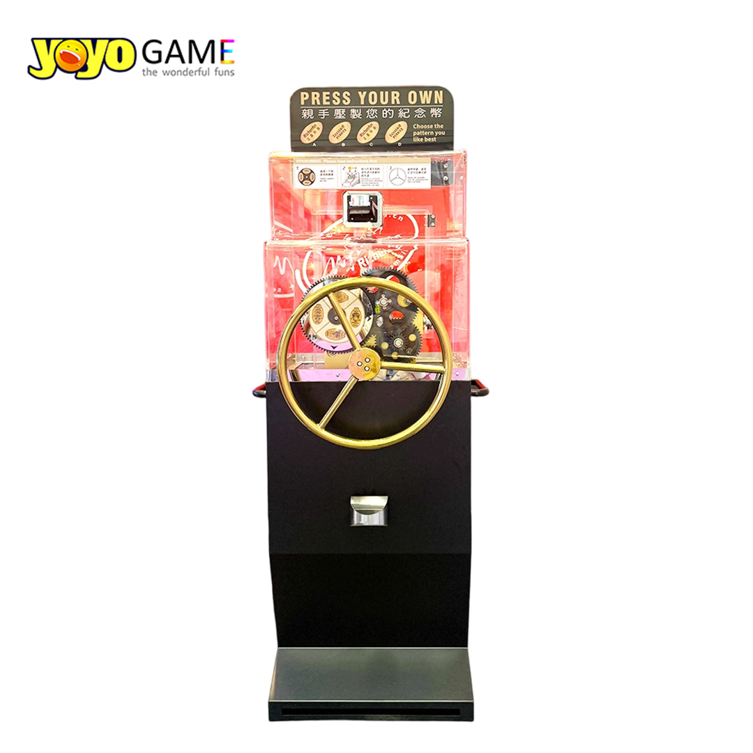 No Power Need Custom Peso Press Machine Tourist Diy Souvenir Coin Press Game Machine Penny Pressed Machine for Museum in Mexico Brazil