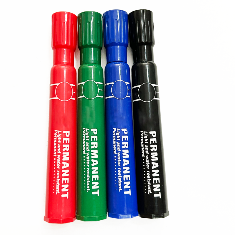 New Design 4PCS Premium Colorful School And Office Dry Easy Marker Set Bullet Tip Permanent Marker