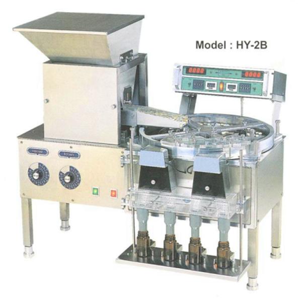 Capsule de bouteille de têtes du bureau quatre de machine de compteur de pilule de solides solubles petite comptant la machine