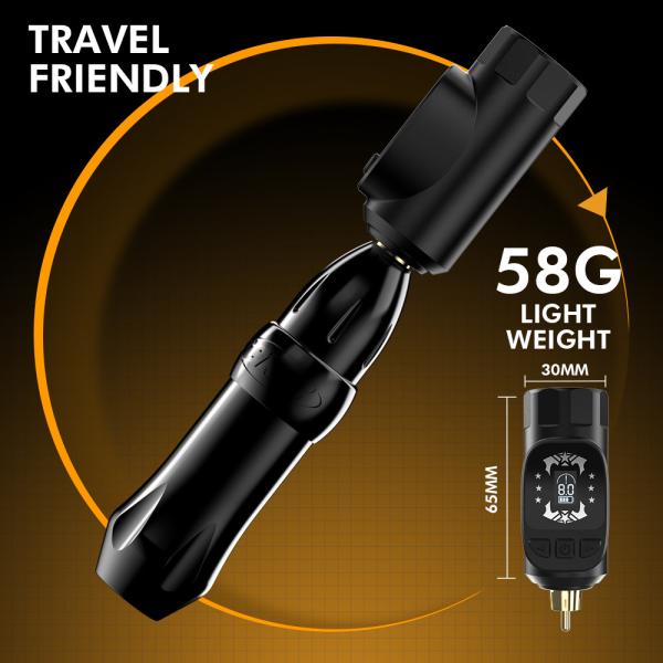 Hawink Tattoo Gun Power Supply 1600mah Tattoo Machine Battery Pack