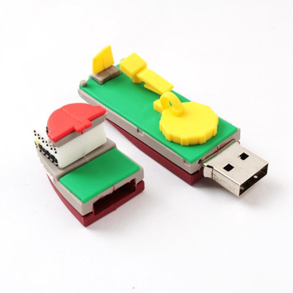 парусное судно привода USB PVC экземпляра 3D реальное подгоняло формы