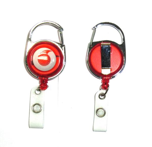 Fashion Durable Retractable Badge Reels Free Artwork Under Customer Logo