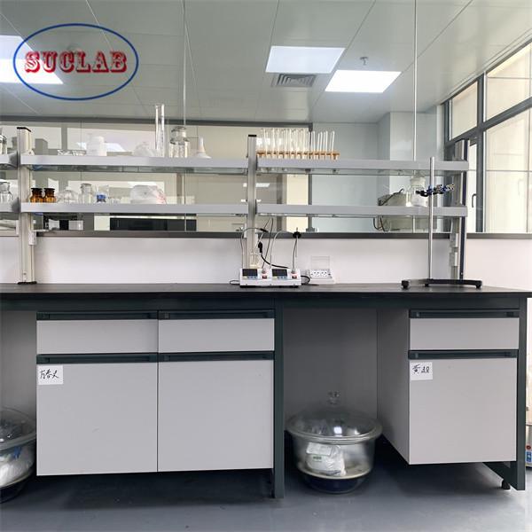 Revestimento em pó Móveis de laboratório de química com fácil instalação Desenhos personalizáveis