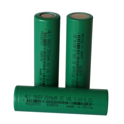 Bateria 2500mAh de NCM 3.6v 18650 para bicicletas/trotinettes elétricos