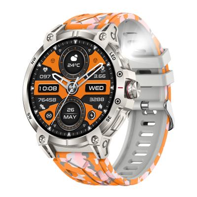 1.85 Rugged Smart Watch Touch Screen Bluetooth Calling Flashlight Compass