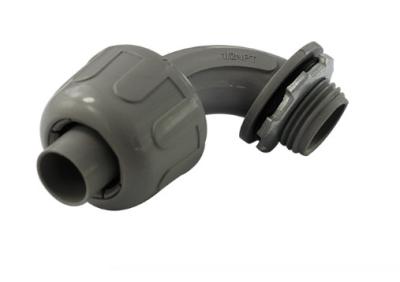 Dust Resistant 20mm Plastic Conduit Accessories PA6 90 Degree Liquid Tight Connector