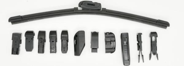 Blade d'essuie-glace plat de type universel avec adaptateur multifonctionnel
