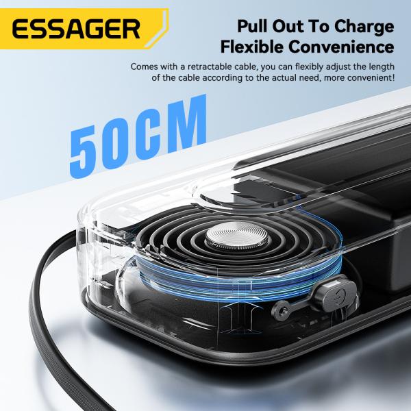 ESSAGER FS01シリーズ 1000 Mah USB-C ポータブルチャージャー ベストパワーバンク