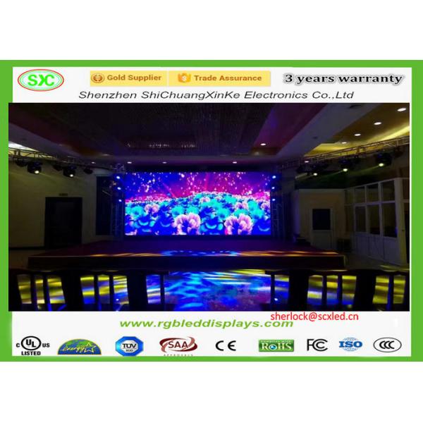 Indoor Hanging LED Rental Screen Smd , P2 Full Color LED Signage 3 Years Warranty COB