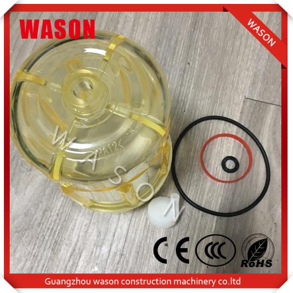 YN21P01068S003 Fuel Filter Bowl / SK200-8 Yellow Glass Bowl Fuel Filter