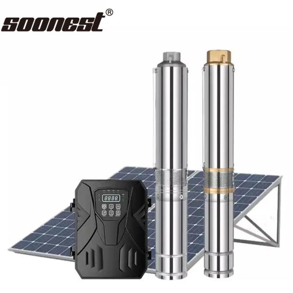 24 Volt Dc Submersible Water Pump Solar Dc Solar Submersible Pump Hydroponic Solar Pumps 5M Head. 3000L/Hour