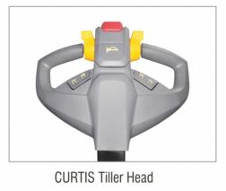 Warehouse Electric Pallet Jack Stacker , 1 Ton Pallet Stacker Forklift 3M Lift Height