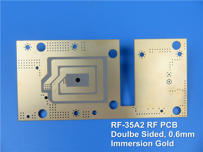 Двойник RF-35A2 RF 20mil встал на сторону Taconic PCB для ультра малопотертого усилителя силы