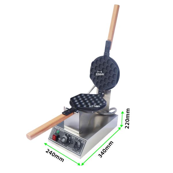 Faire des gaufres à bulles avec une machine à gaufres à billes