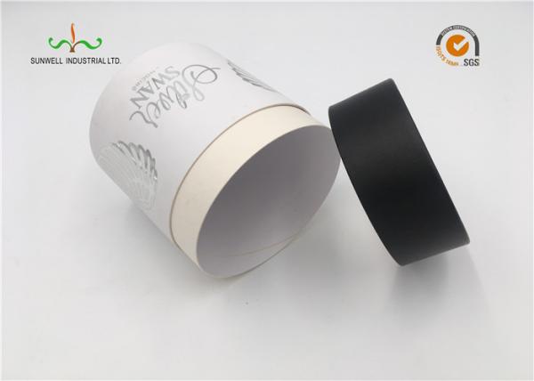 Biodegradable White Cardboard  Round Tubes for Cosmetic Packing